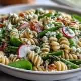 Spring Pasta Lemon Radish Salad