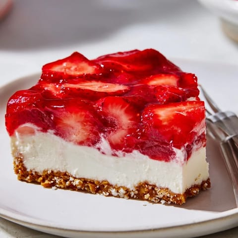Strawberry Pretzel Layered Dessert
