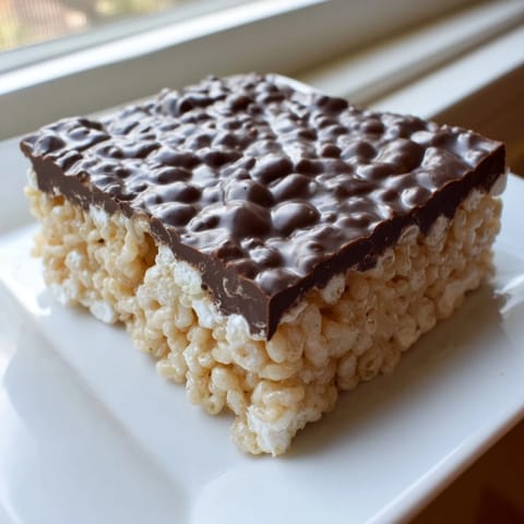 A close-up of buttery, crispy Rice Krispie Treats, cut into squares, ready to be enjoyed.