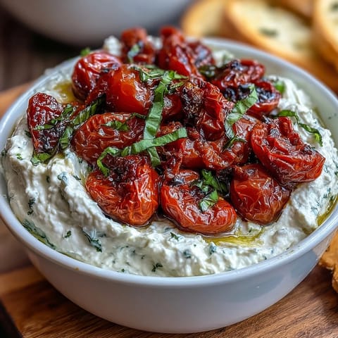 Whipped Feta Roasted Tomatoes