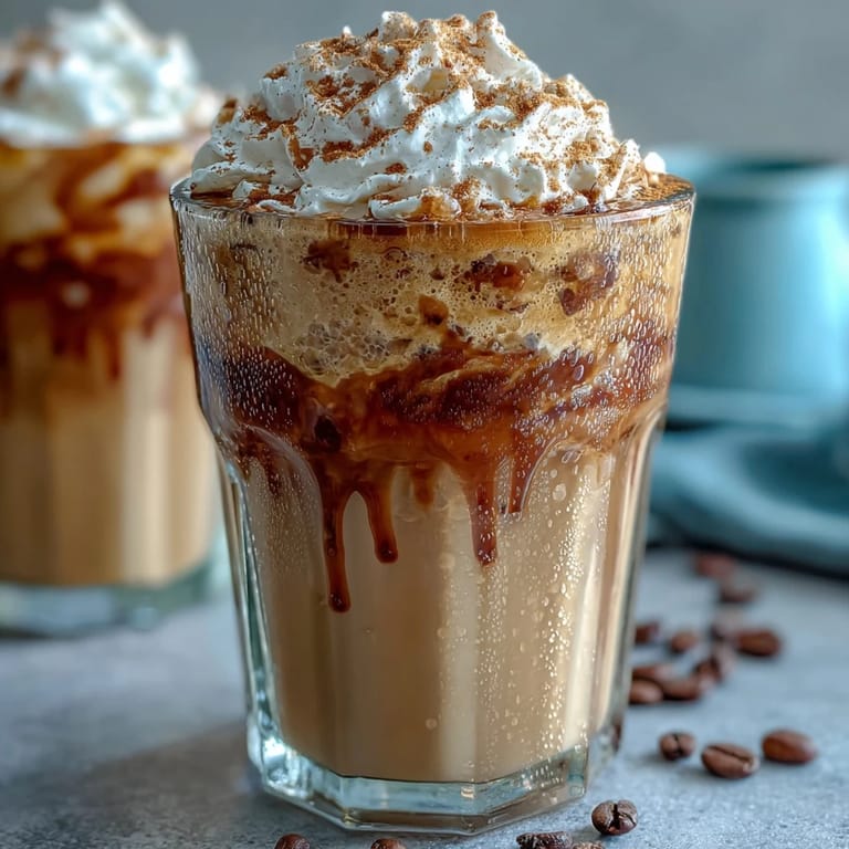 Refreshing vanilla bean protein shake blended with almond milk and ice for a Starbucks-inspired treat