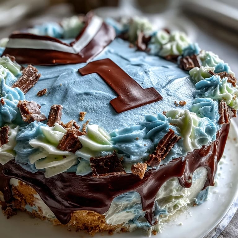 Eye-catching graduation sports jersey cake featuring bold team colors, a jersey collar, and graduation year, ideal for honoring a young athlete's achievement.